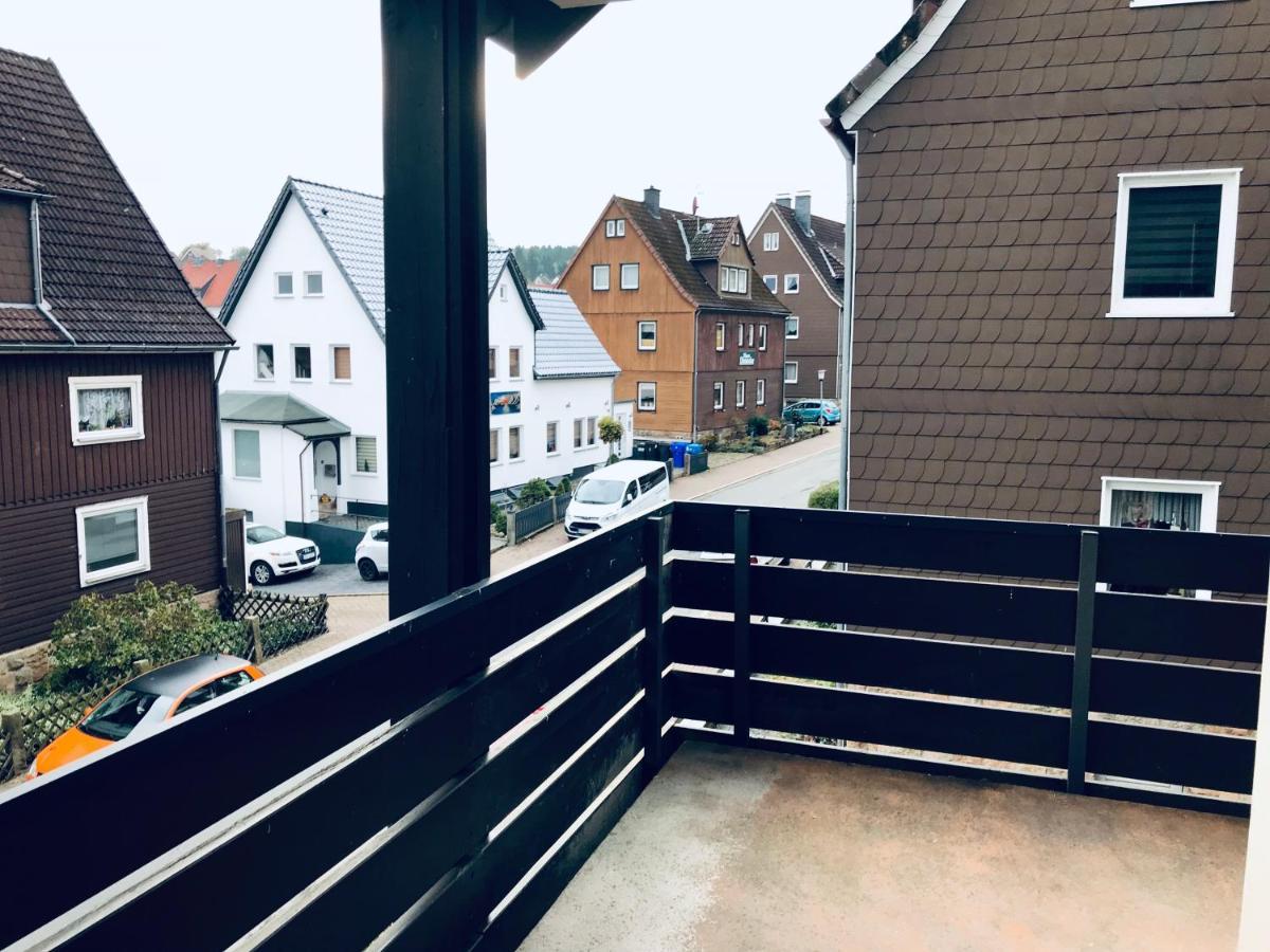 Grosse Wohnung - Kamin - Balkon - Boxspringbett - Skiwiese Braunlage Kültér fotó
