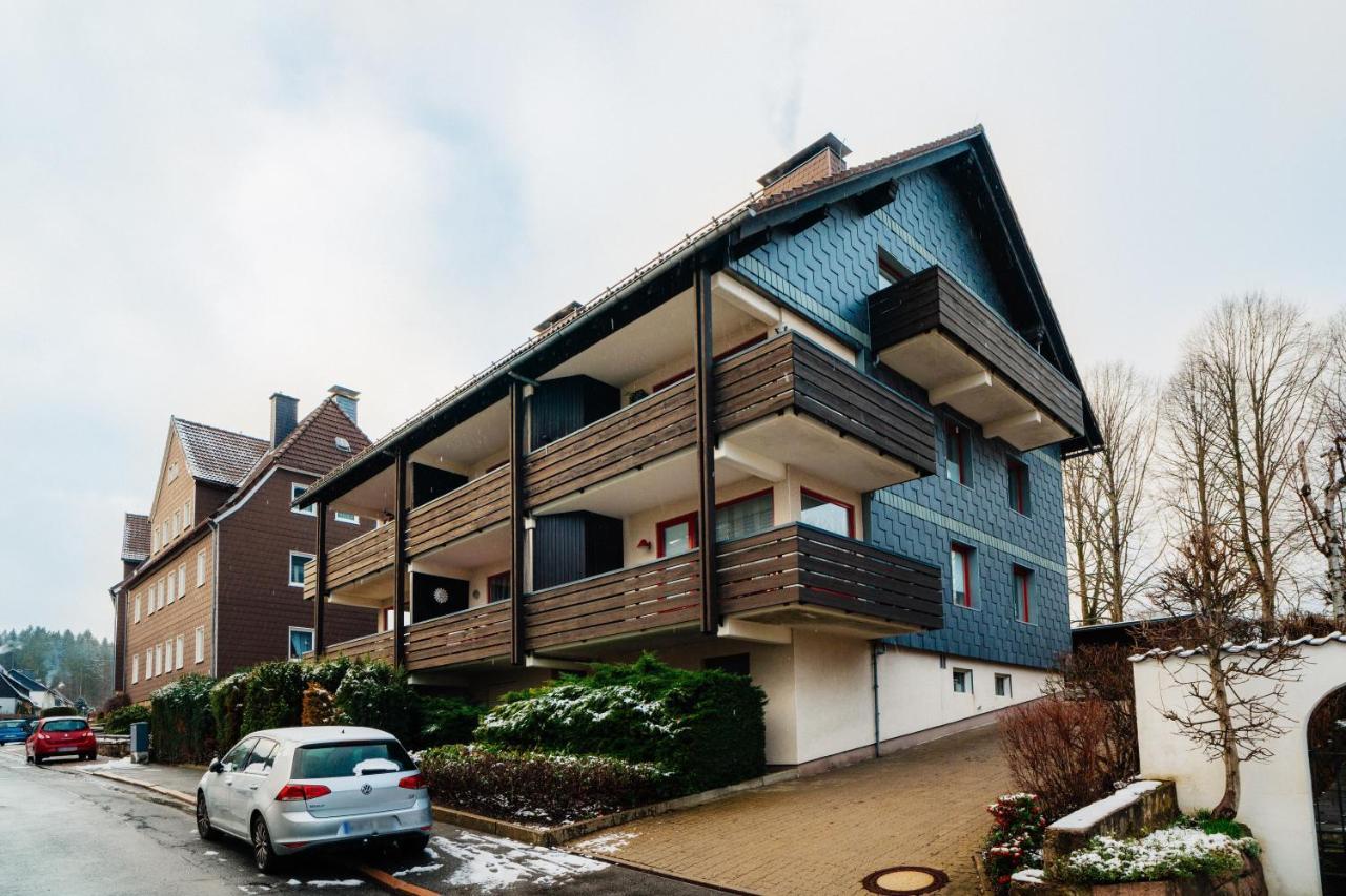Grosse Wohnung - Kamin - Balkon - Boxspringbett - Skiwiese Braunlage Kültér fotó